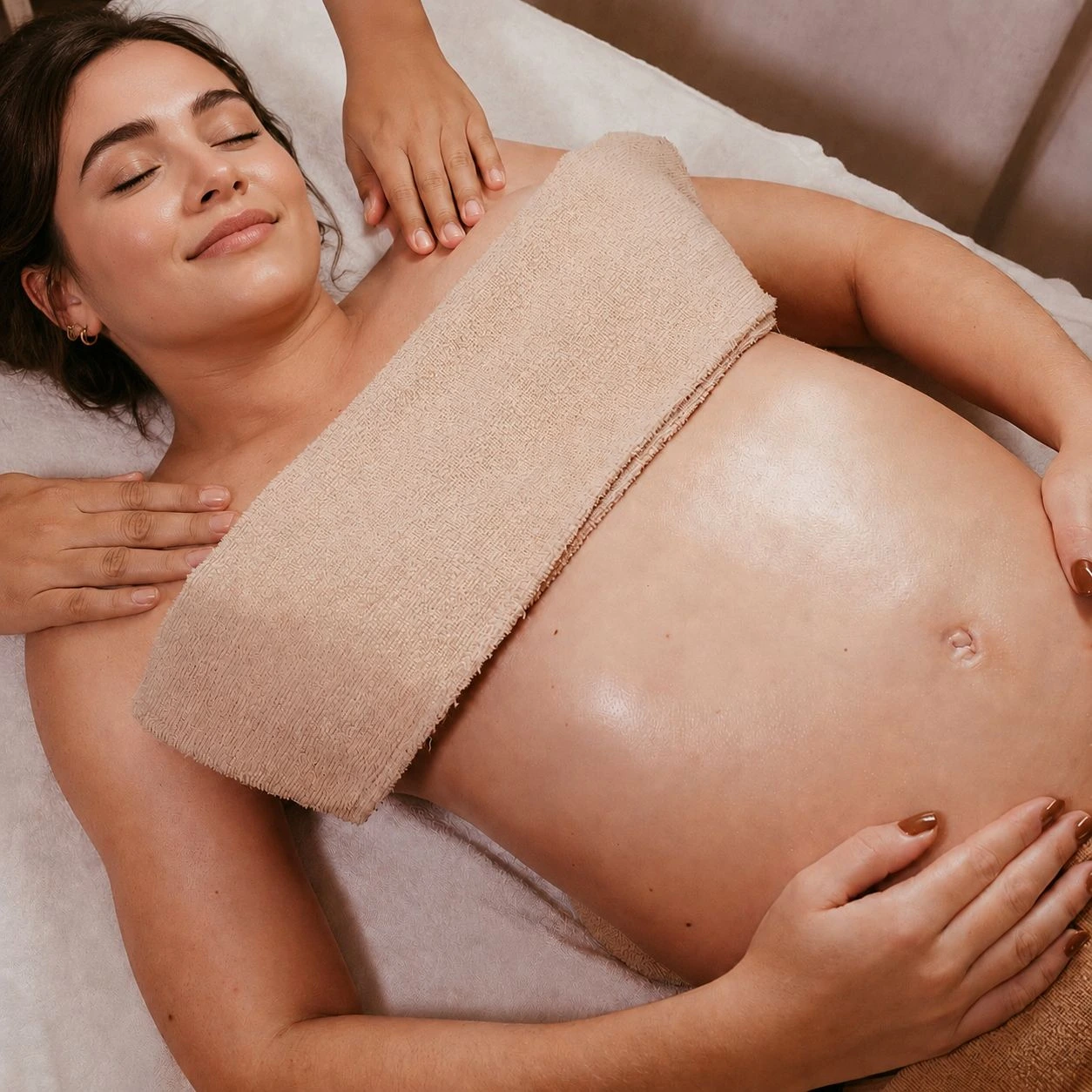 Schwangerschaftsmassage Wollishofen, Zürich, mit entspannter Wellness-Atmosphäre